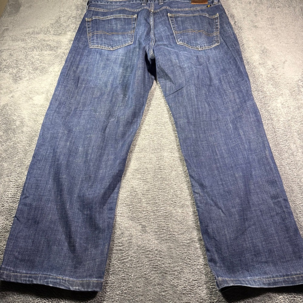 Lucky Brand 361 Vintage Straight Mens Blue Denim Jeans 38x34 Medium Wash